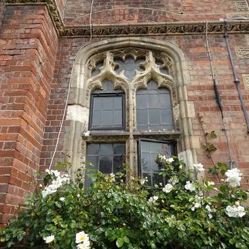 Tracery 1 before restoration