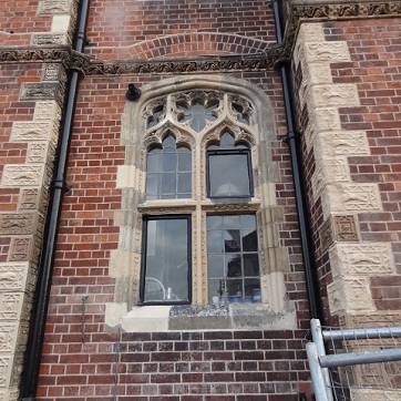 Tracery window 2 after restoration
